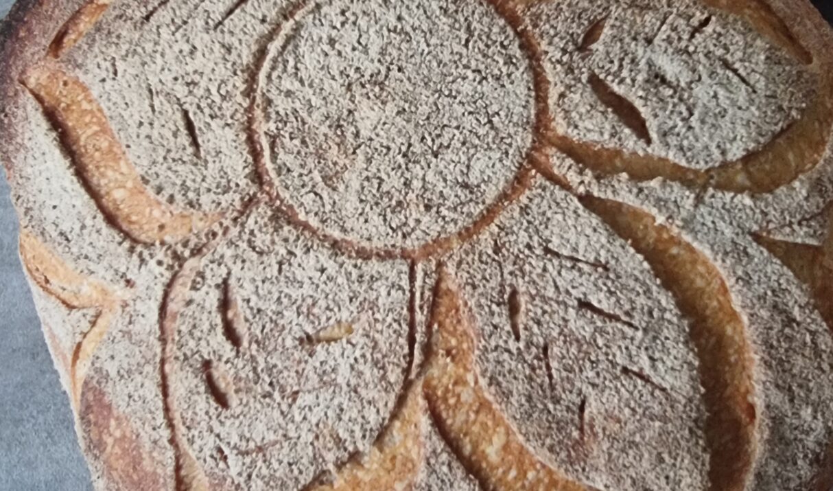 Weizen-Dinkelbrot mit Lievito Madre
