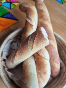 Buttermilch-Baguettes mit Lievito Madre