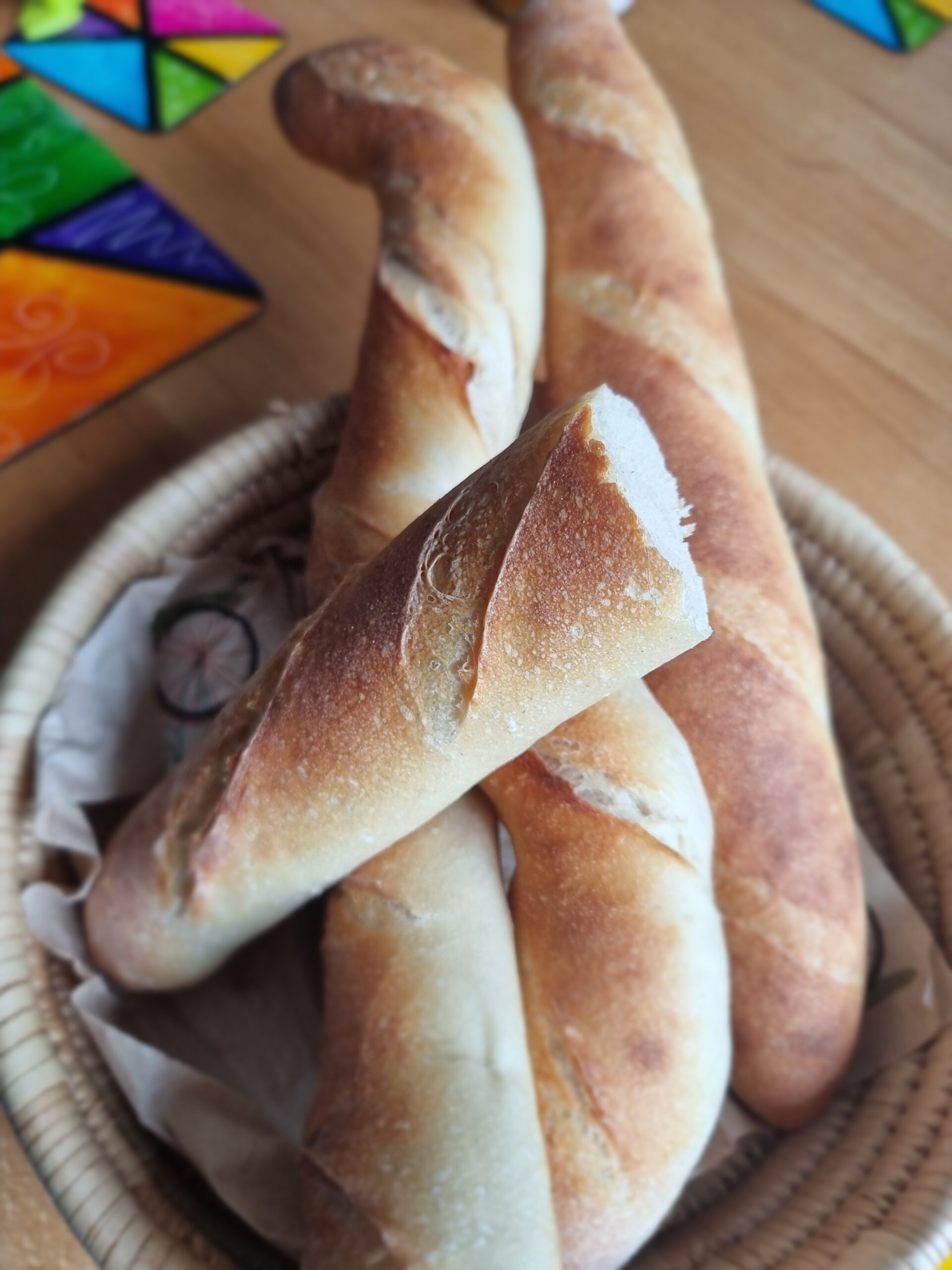 Buttermilch-Baguettes mit Lievito Madre