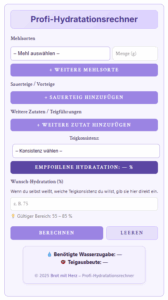 Profi-Hydratationsrechner