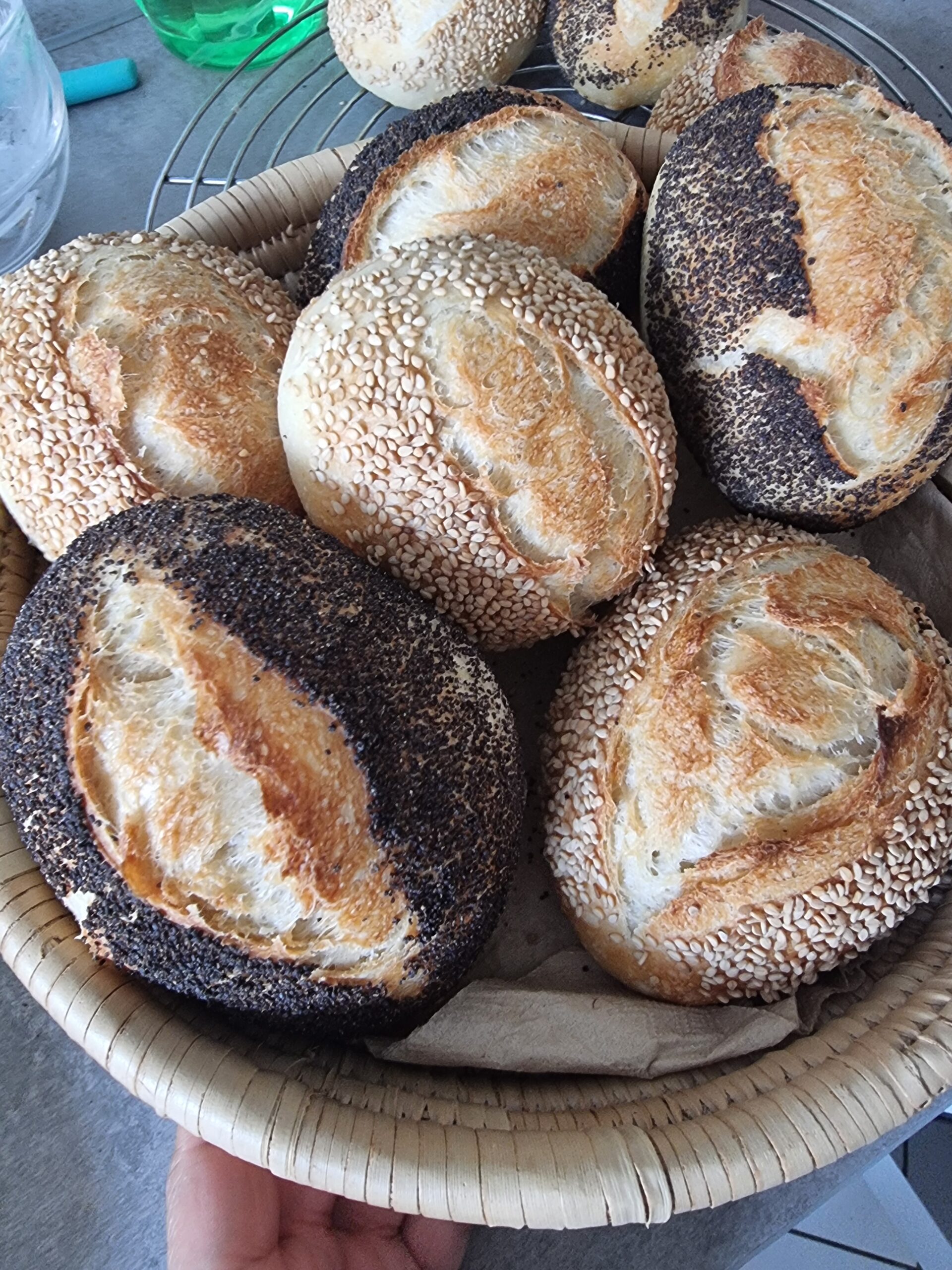 Zarte Weizenbrötchen