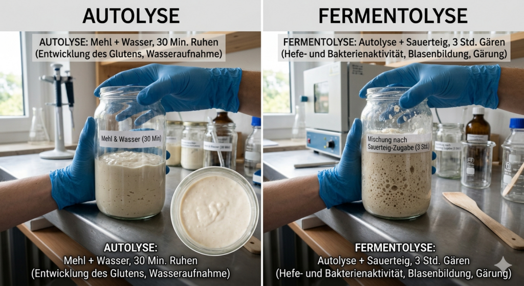 Autolyse und Fermentolyse für besseres Brot