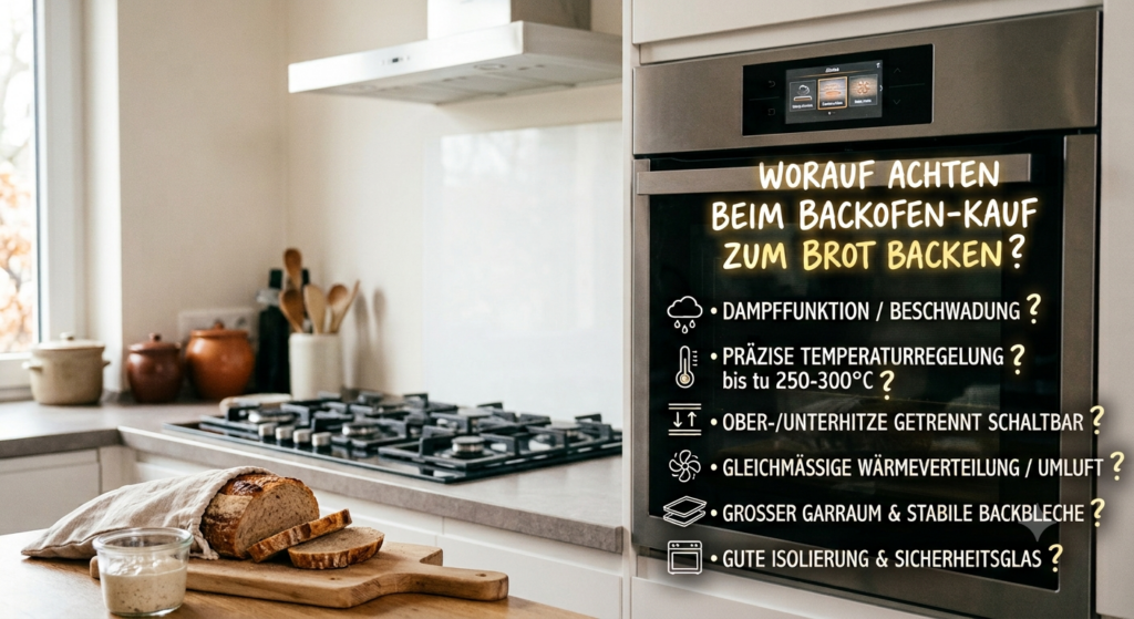 Backofen optimal fürs Brotbacken nutzen