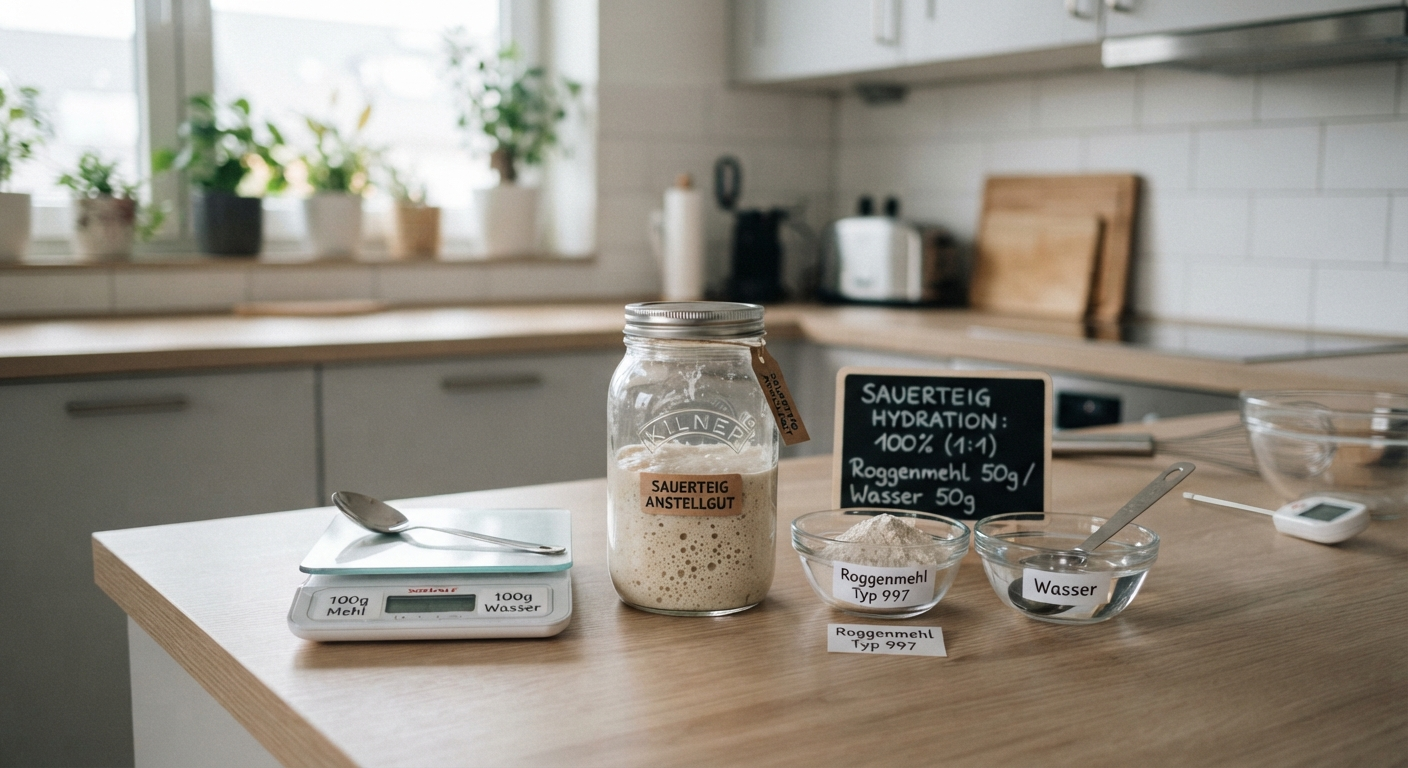 Sauerteig Hydratation