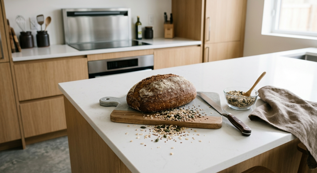 Saaten am Brot: So bleiben sie am Teig haften