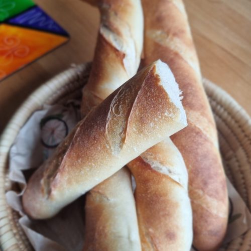 Buttermilch-Baguettes mit Lievito Madre